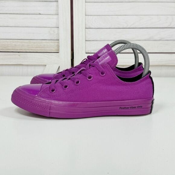 Converse OPI Chuck Taylor Low Top Sneakers Positive Vibes Purple 4 Mens 6 Women - Picture 3 of 11